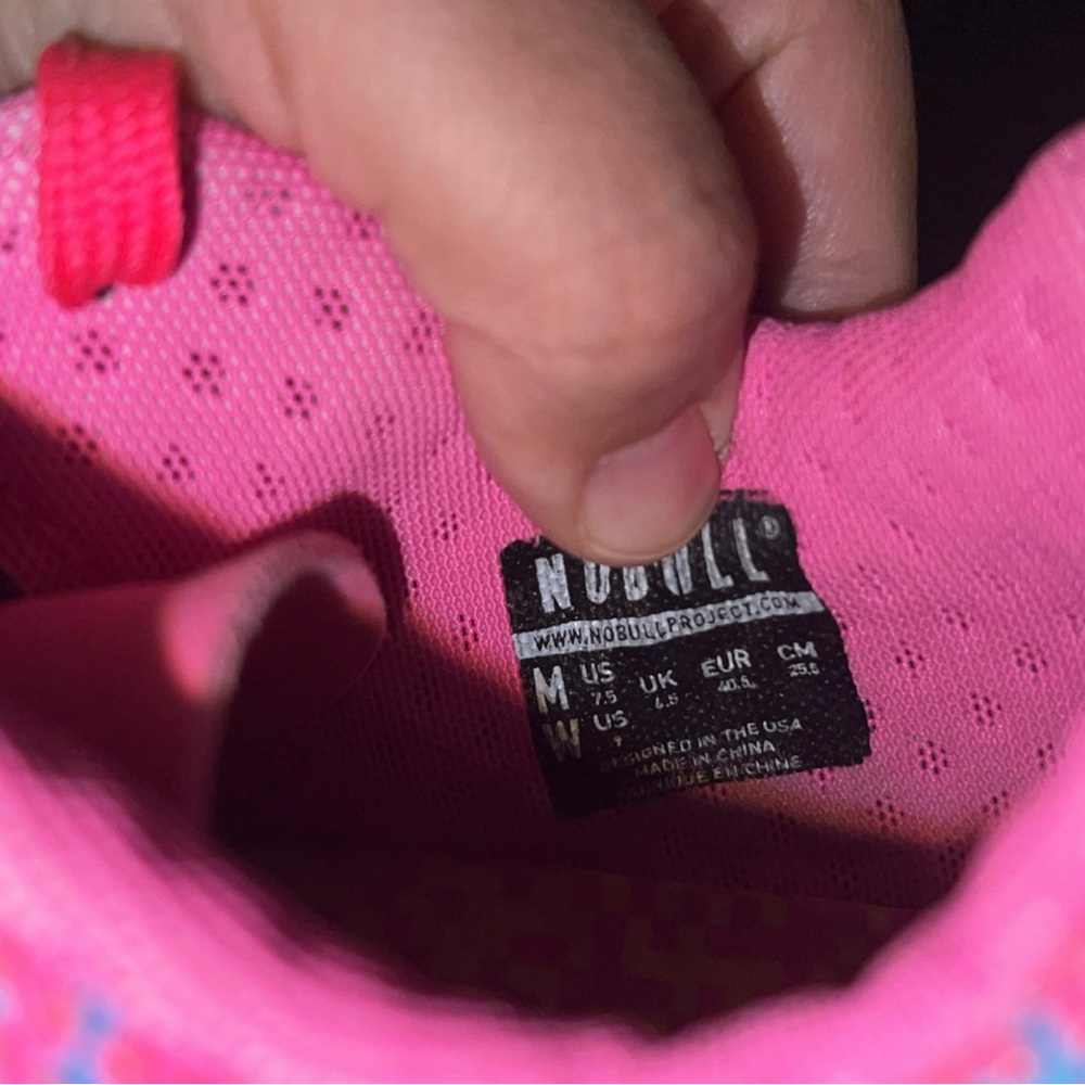 NOBULL Women's Multicolor Neon Glitch Training Shoes - Picture 9 of 9